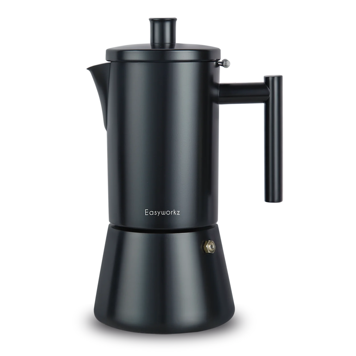 Easyworkz Diego Stovetop Espresso Maker Stainless Steel Italian Coffee Machine Maker Induction Moka Pot - Tegulane Global
