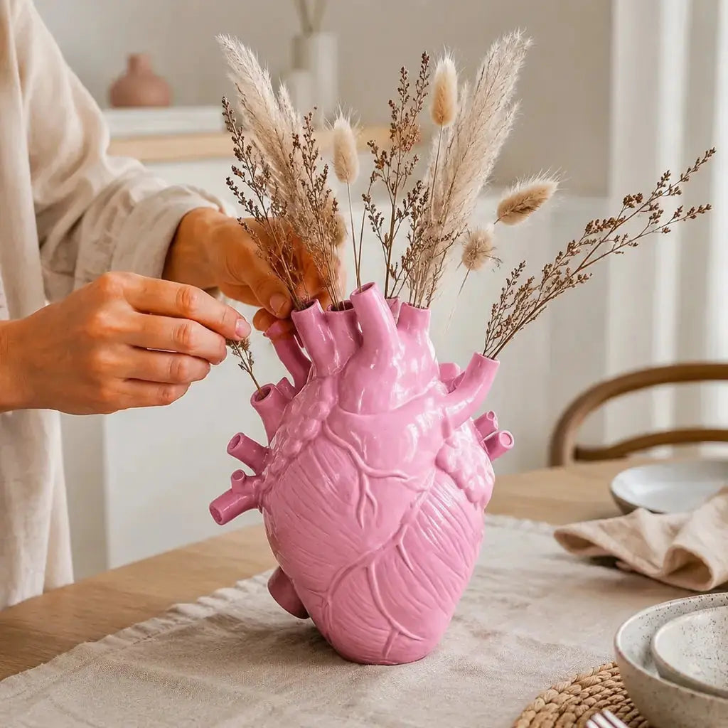 Anatomical Heart Resin Vase