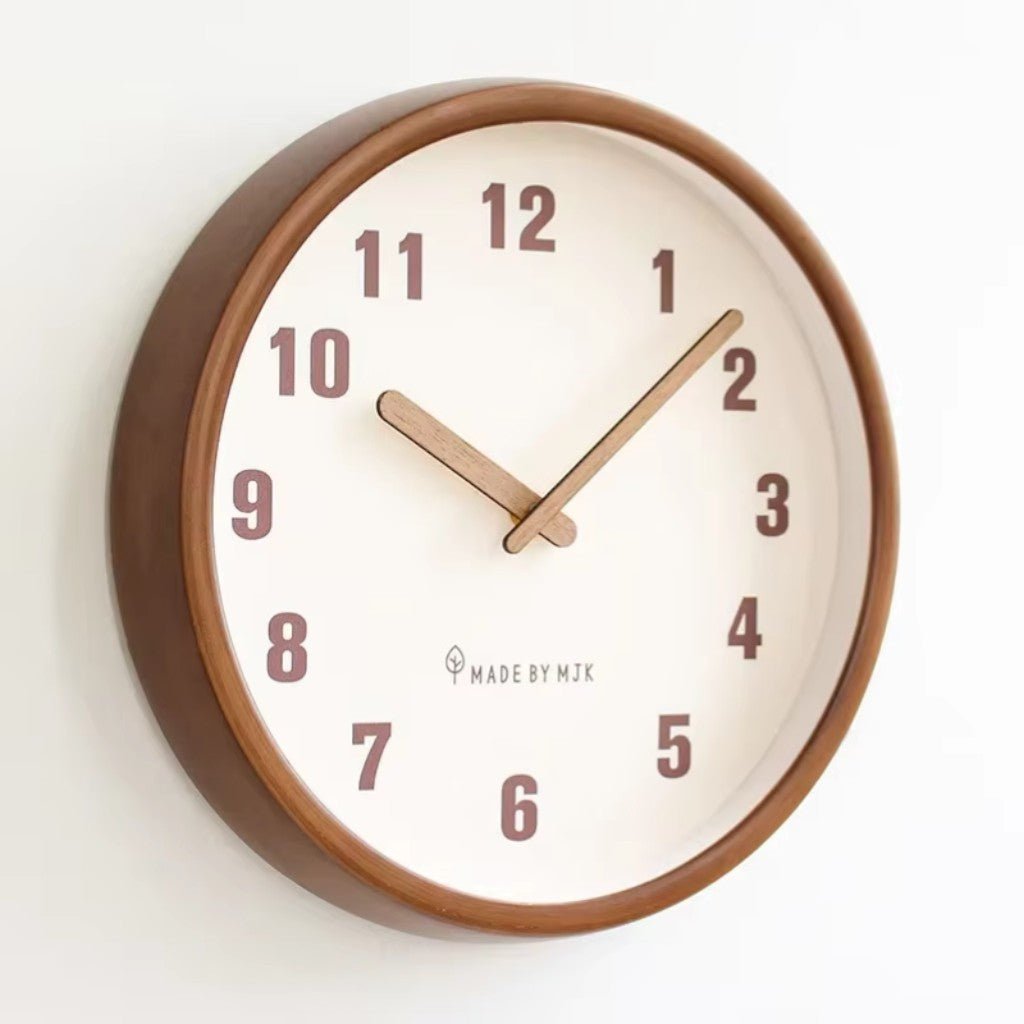 ArborFrame Solid Wood Silent Wall Clock - Tegulane Global