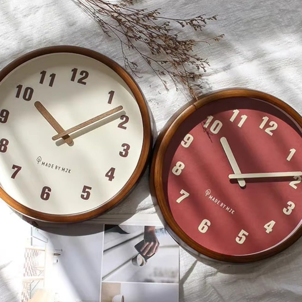ArborFrame Solid Wood Silent Wall Clock - Tegulane Global