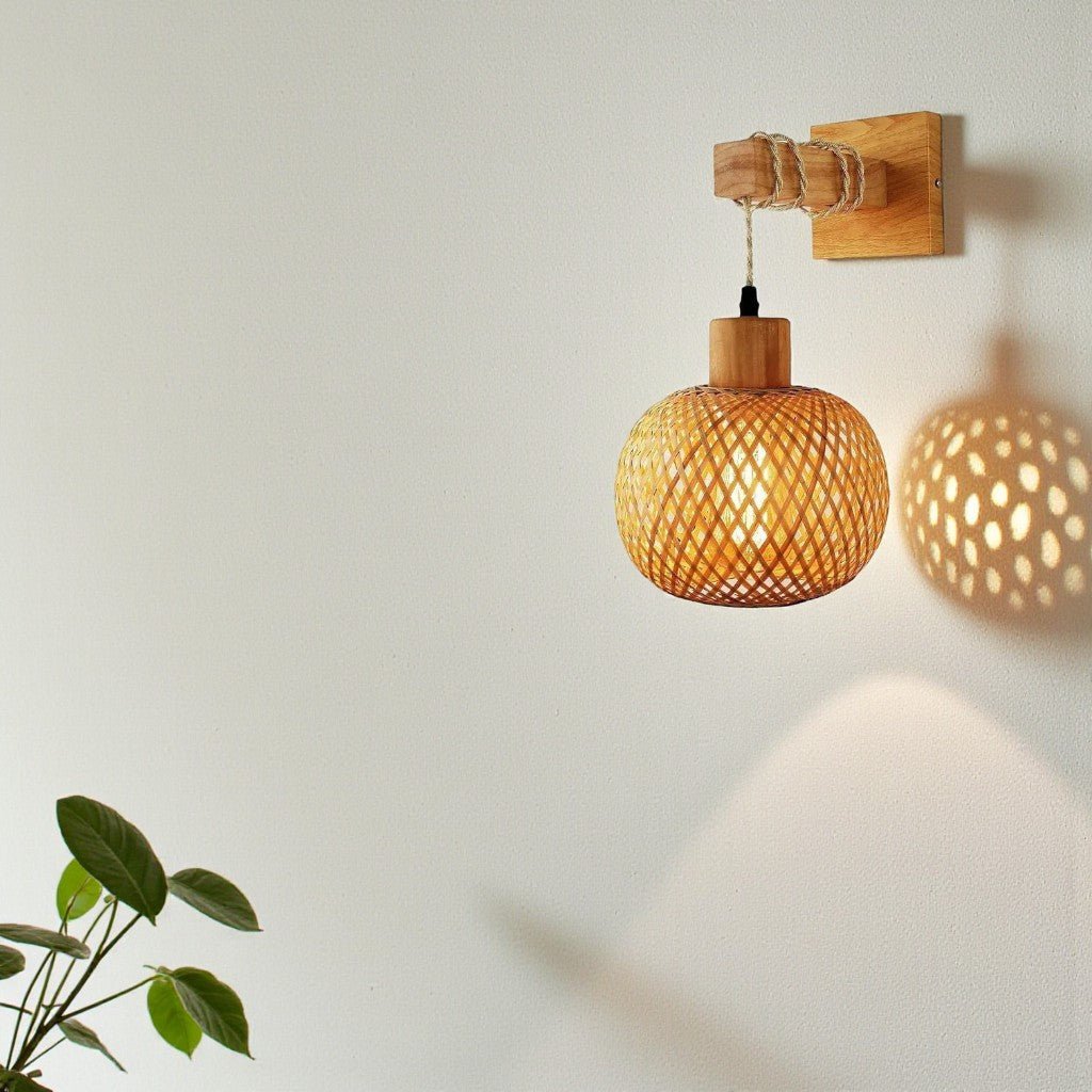 Bakit Rattan Wall Lamp - Tegulane Global