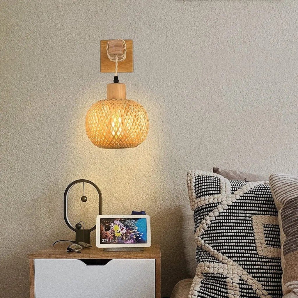 Bakit Rattan Wall Lamp - Tegulane Global
