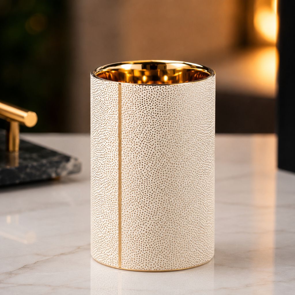 Bathroom Accessories Set – Luxurious Ceramic for Elegant Organisation - Tegulane Global