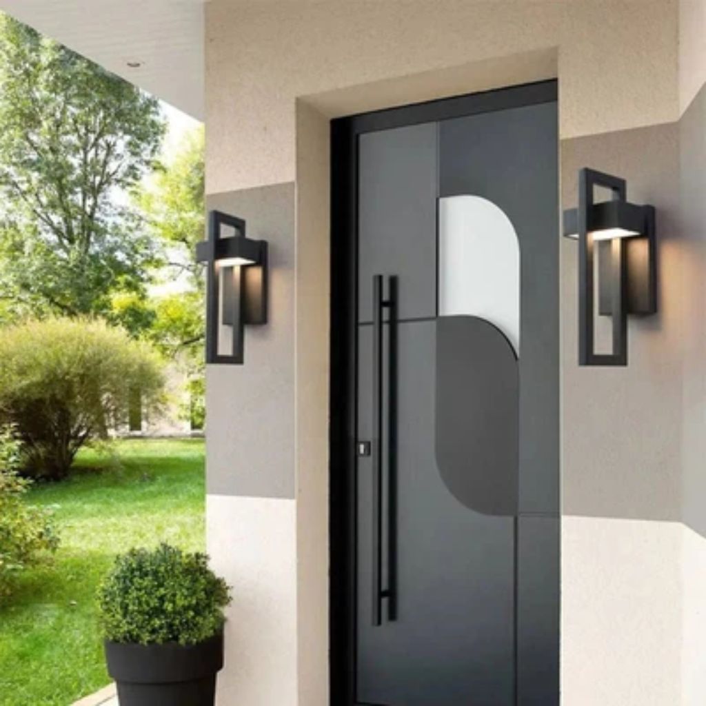 Black Up Down Outdoor Wall Light - Tegulane Global