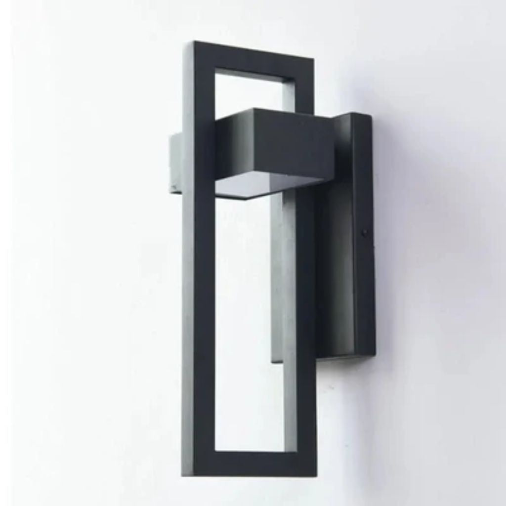 Black Up Down Outdoor Wall Light - Tegulane Global