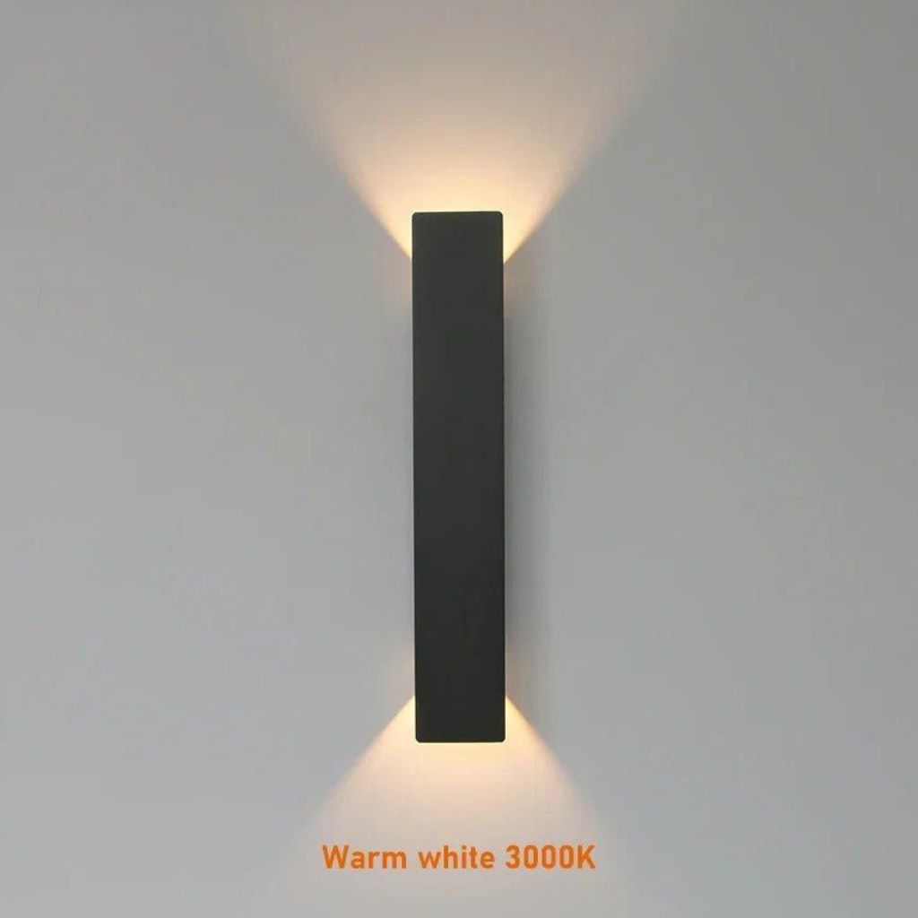 Black Weatherproof LED Wall Lights - Outdoor Style and Durability - Tegulane Global