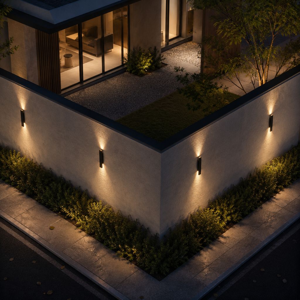 Black Weatherproof LED Wall Lights - Outdoor Style and Durability - Tegulane Global