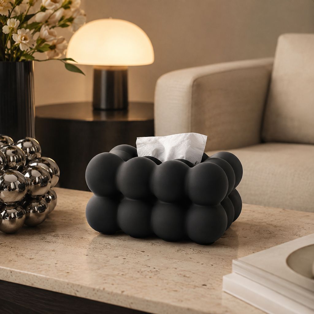 Bubble Ceramic Tissue Box - Tegulane Global