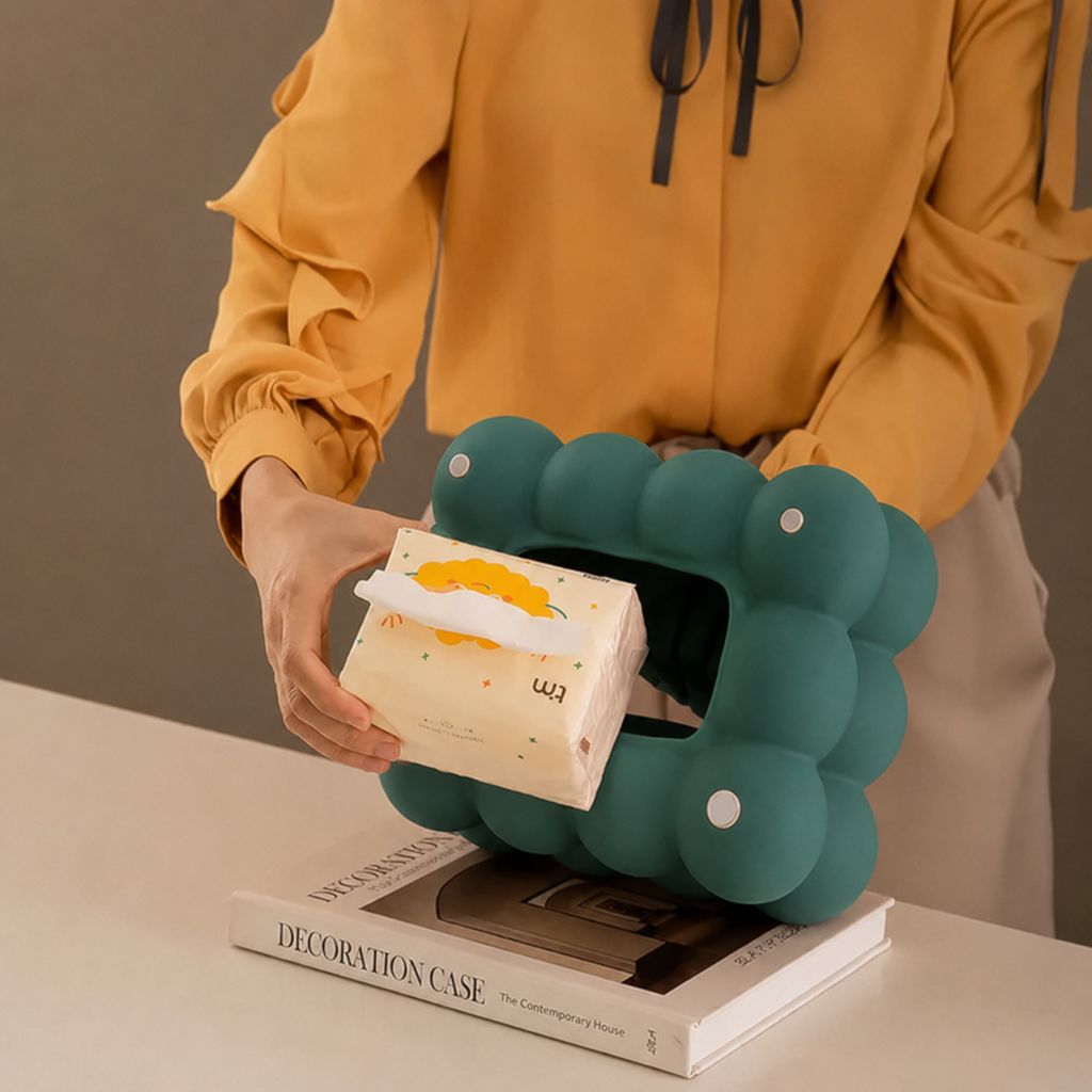 Bubble Ceramic Tissue Box - Tegulane Global