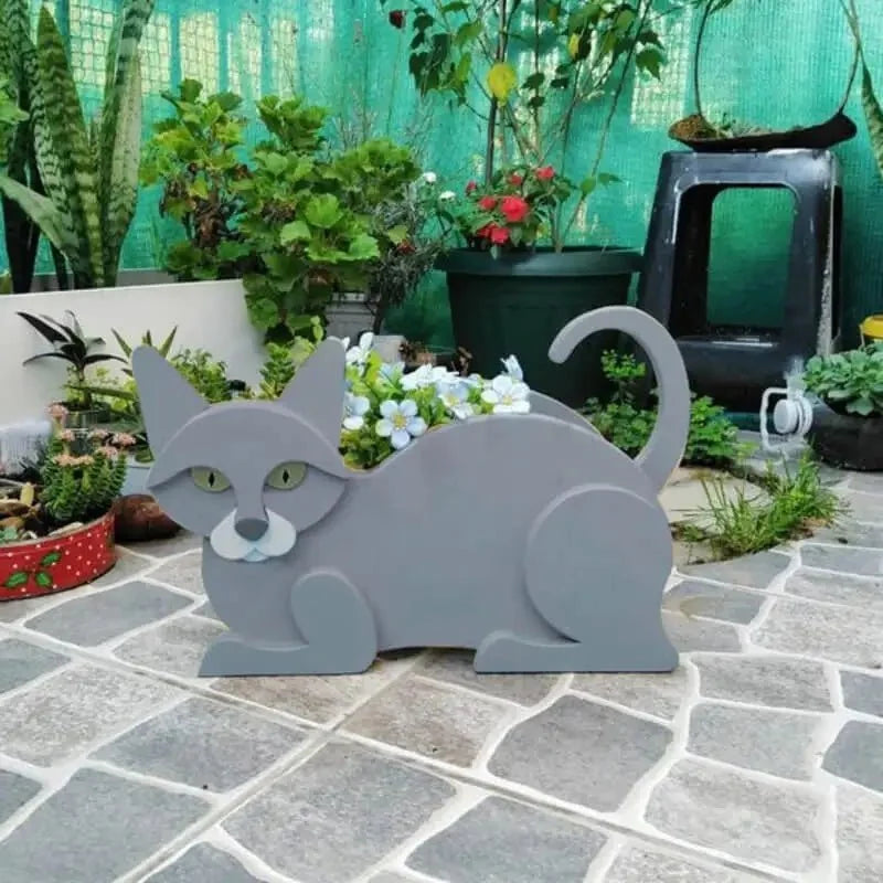 Cat-Shaped PVC Planter - Tegulane Global