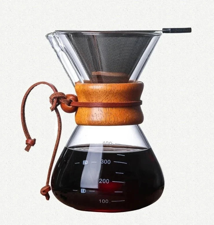Chemex Coffee Pot with Hario V60 Dripper Set - Tegulane Global