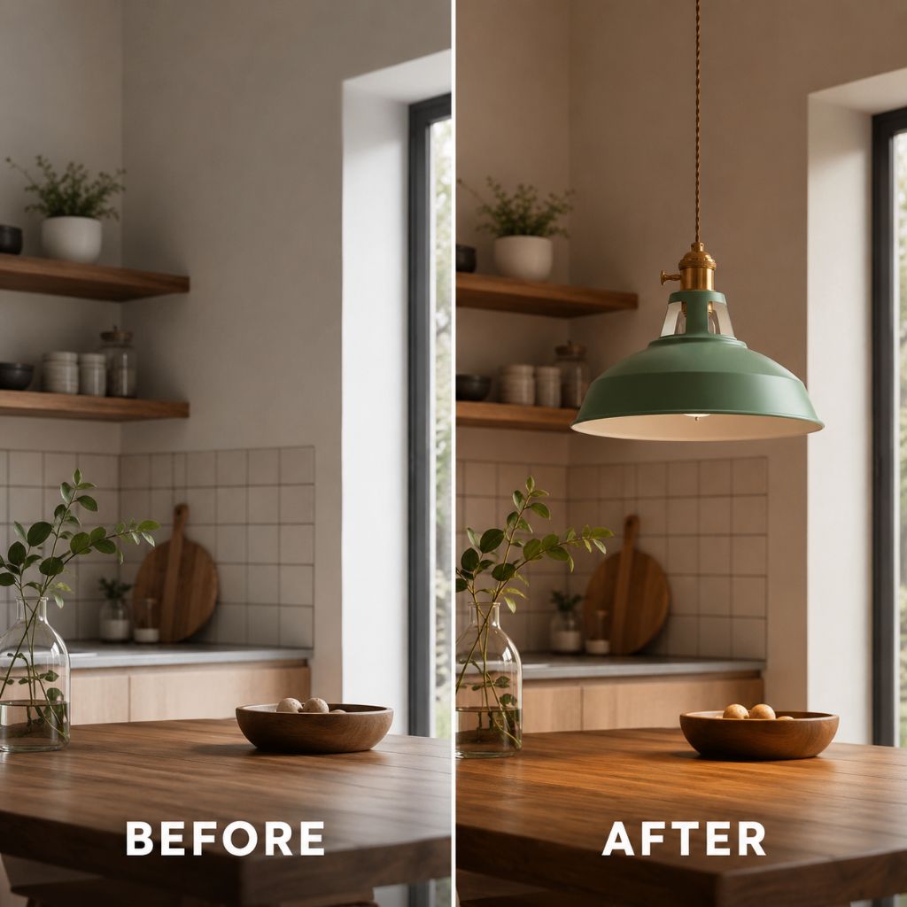 Classic Industrial Metal Pendant Light - Tegulane Global