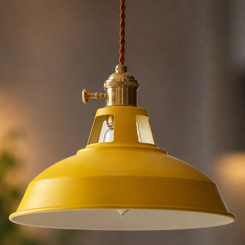 Classic Industrial Metal Pendant Light - Tegulane Global