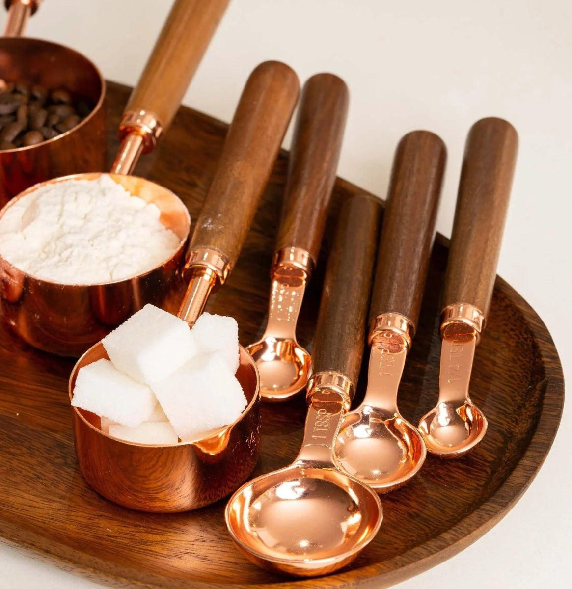 Copper Measuring Set – Luxury Copper-Plated Kitchen Essentials - Tegulane Global