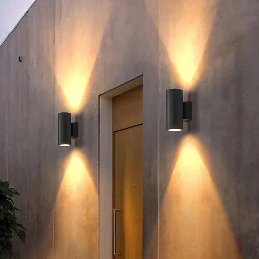 CylinderGlow LED Wall Lamp - Modern Cylinder Design & Dual Lighting - Tegulane Global
