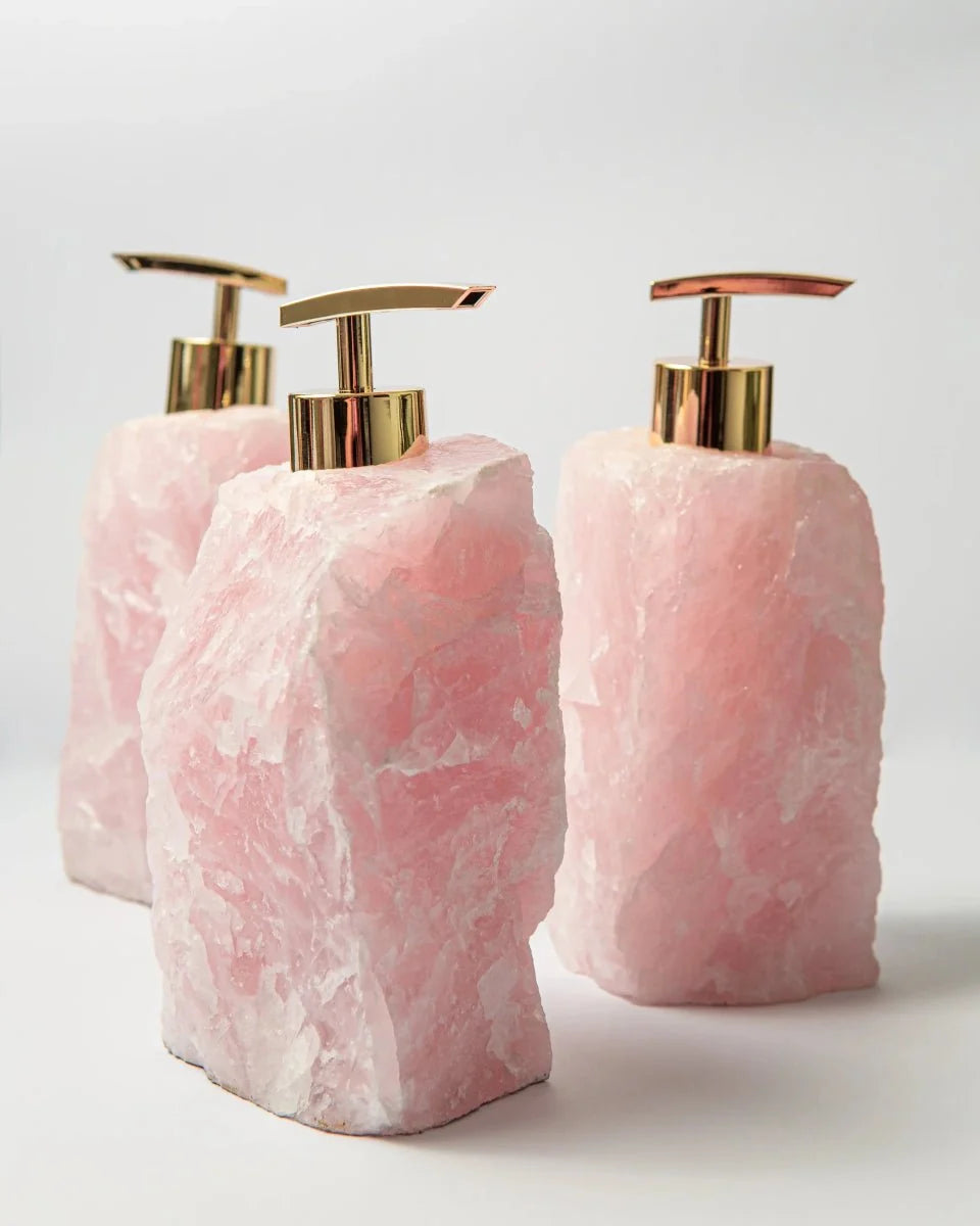 Deluxe Crystal Soap Dispenser – Elegant & Functional Bath Accessory - Tegulane Global