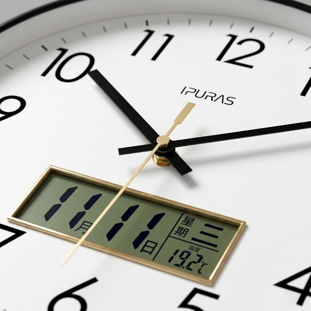 EcoDial Smart Wall Clock with Thermometer - Tegulane Global