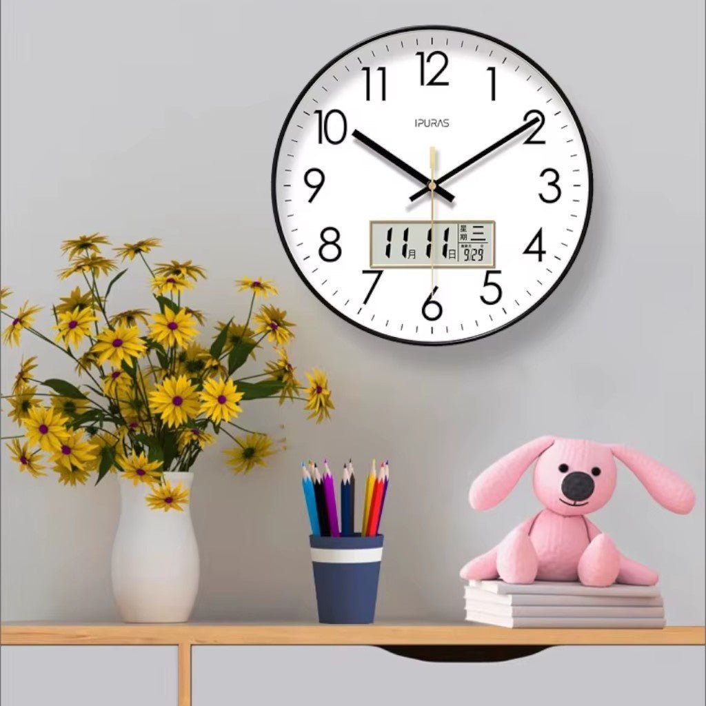 EcoDial Smart Wall Clock with Thermometer - Tegulane Global
