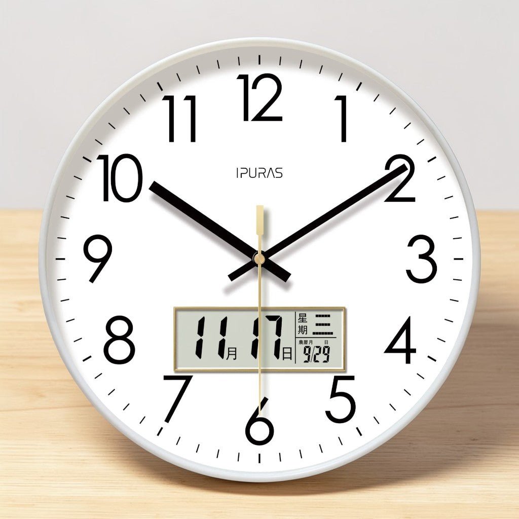 EcoDial Smart Wall Clock with Thermometer - Tegulane Global