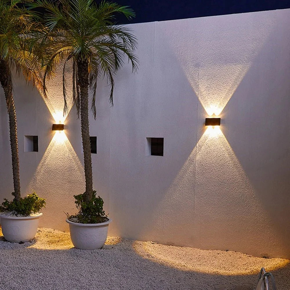 EcoShine Solar LED Outdoor Wall Light - Waterproof and Energy Efficient - Tegulane Global