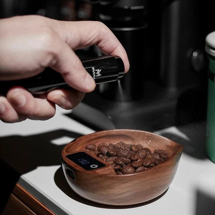 Electronic Wooden Coffee Scale - Leaf Design - Tegulane Global