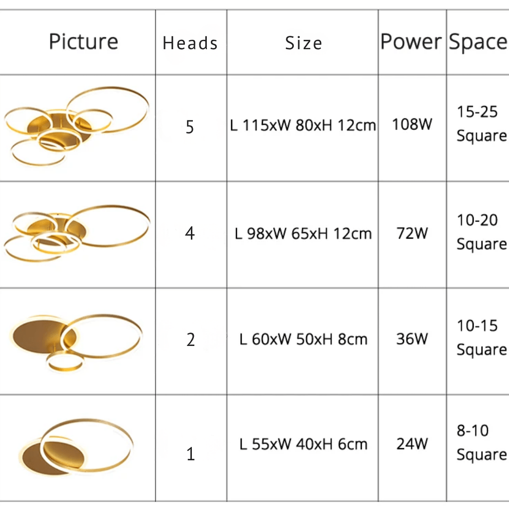 Floating Ring LED Ceiling Lamp - Tegulane Global