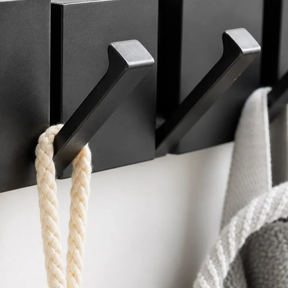 Foldable Wall Hook | Minimalist Stainless Steel – 2 to 6 Hooks - Tegulane Global