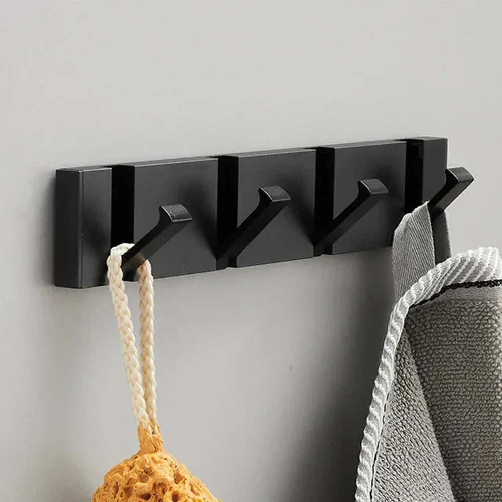 Foldable Wall Hook | Minimalist Stainless Steel – 2 to 6 Hooks - Tegulane Global