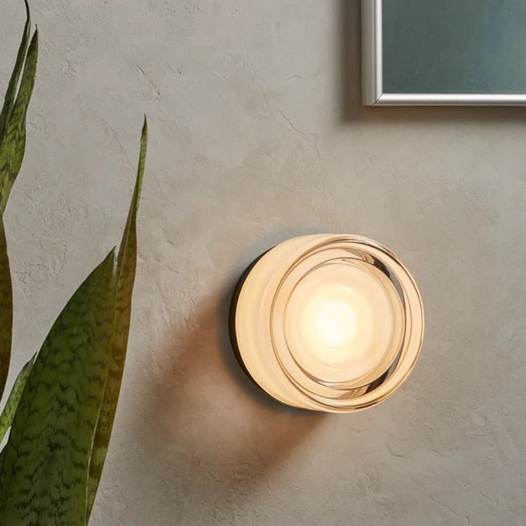 Frosted Glass Wall Sconce - Tegulane Global