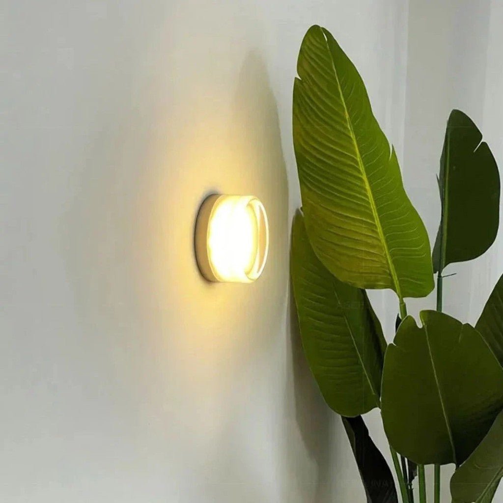 Frosted Glass Wall Sconce - Tegulane Global