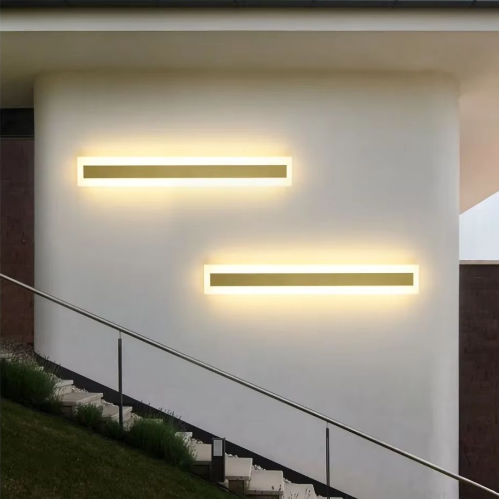 Golden Waterproof LED External Wall Lights - Tegulane Global