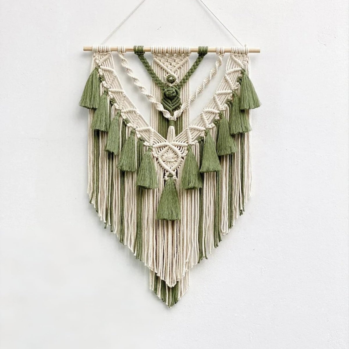 Hand-Woven Boho Macramé Wall Hanging - Tegulane Global