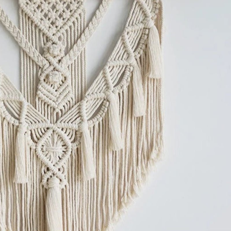 Hand-Woven Boho Macramé Wall Hanging - Tegulane Global