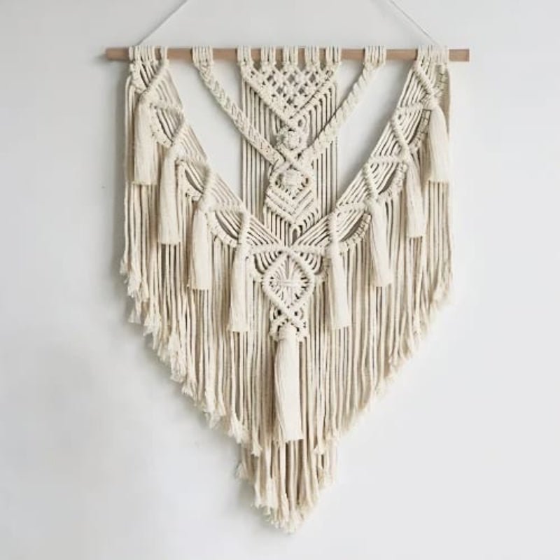 Hand-Woven Boho Macramé Wall Hanging - Tegulane Global