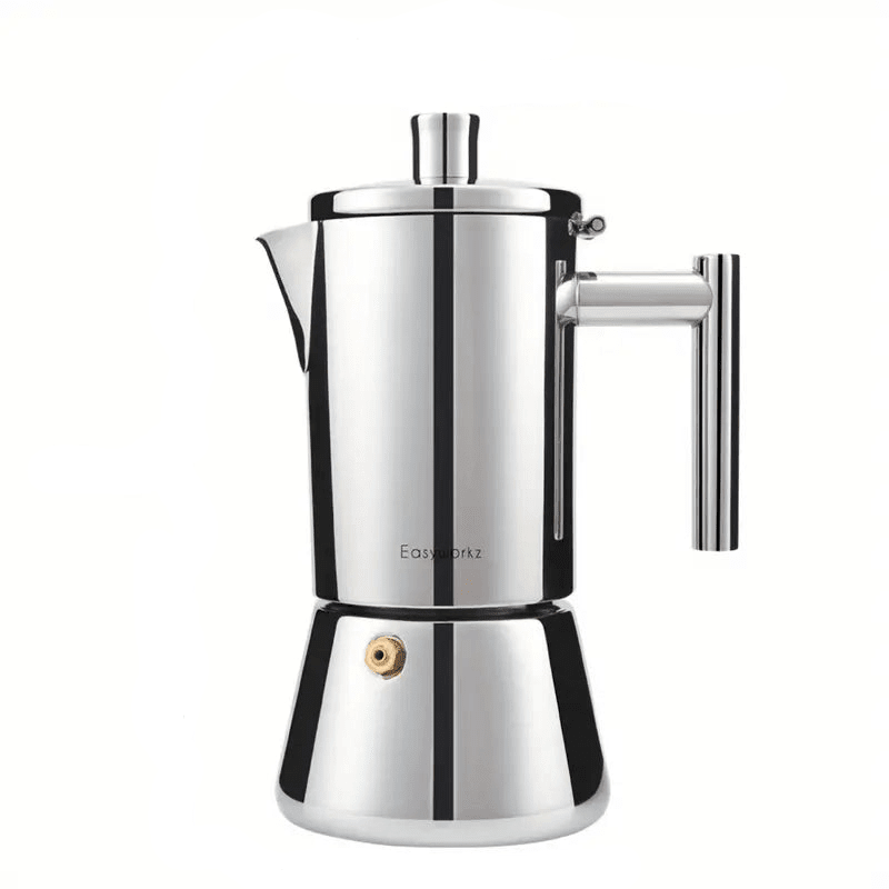 Italian Moka Pot - Stainless Steel Design - Tegulane Global