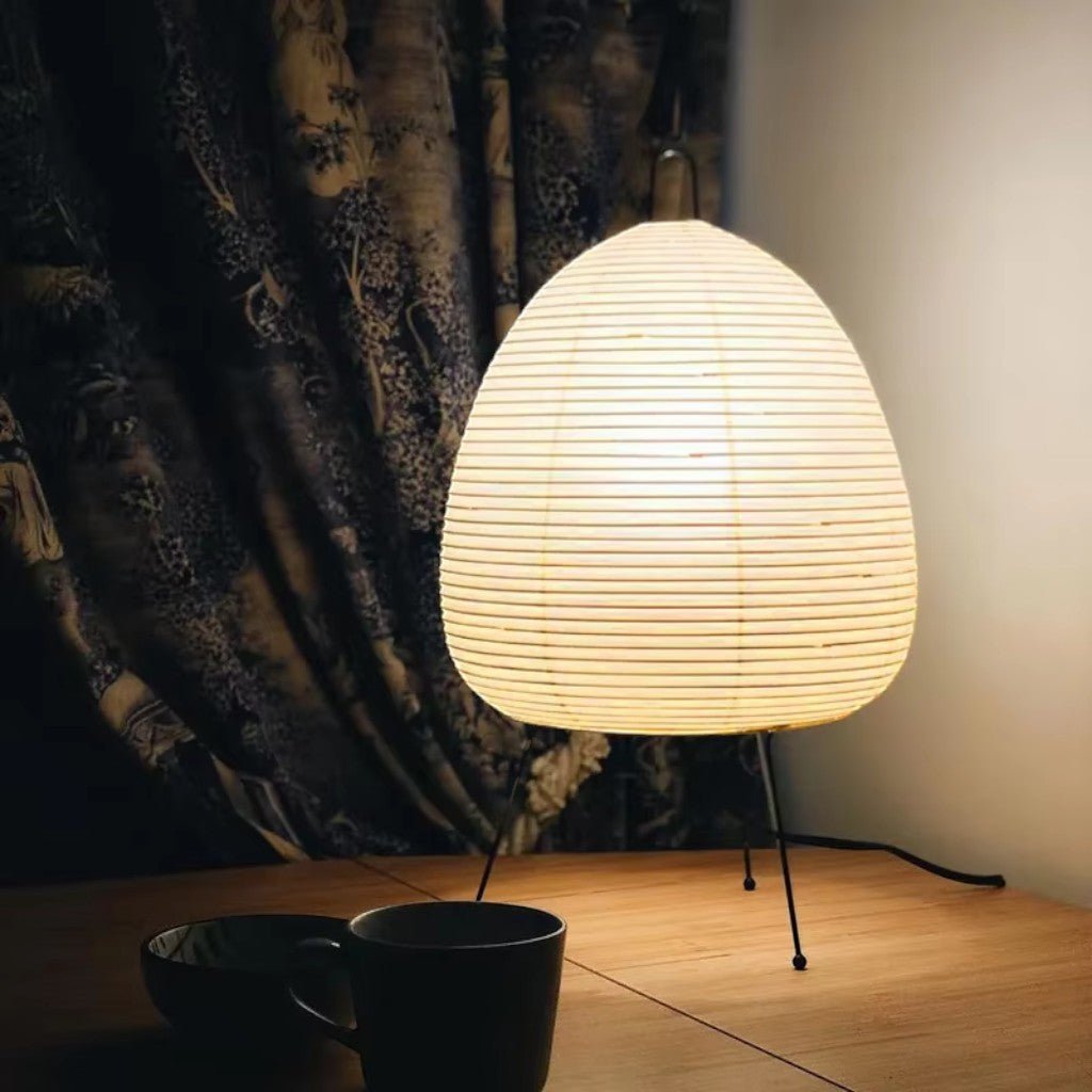 Japanese Paper Lantern Floor Lamp | Stand Light for Home - Tegulane Global