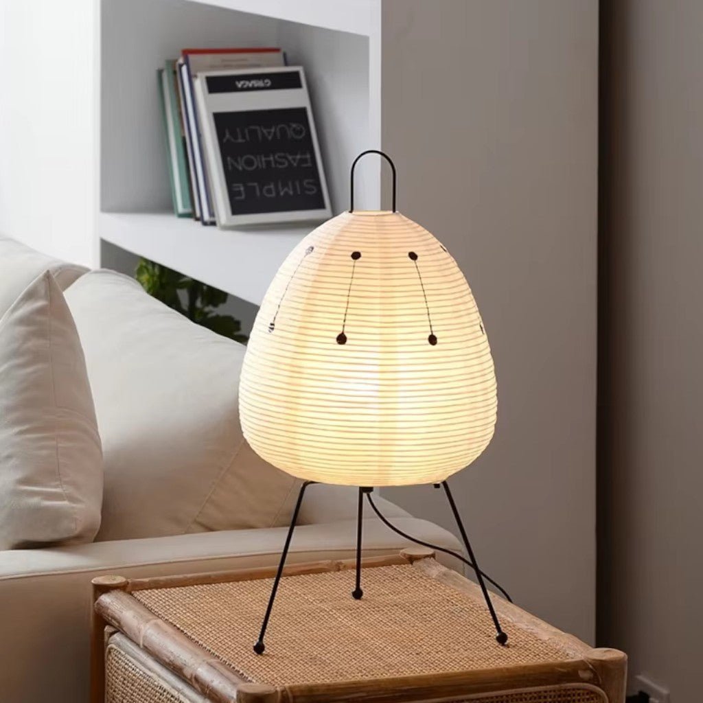 Japanese Paper Lantern Floor Lamp | Stand Light for Home - Tegulane Global