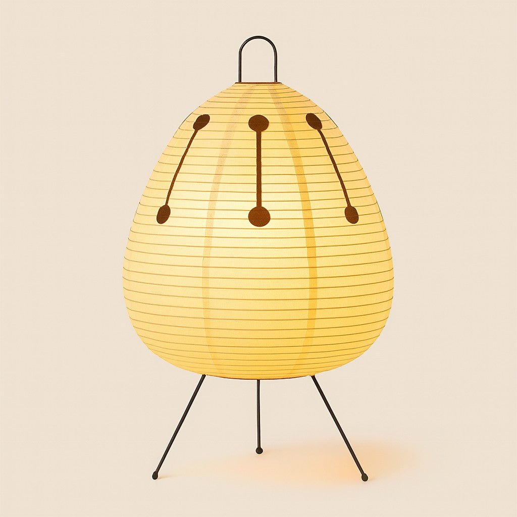 Japanese Paper Lantern Floor Lamp | Stand Light for Home - Tegulane Global