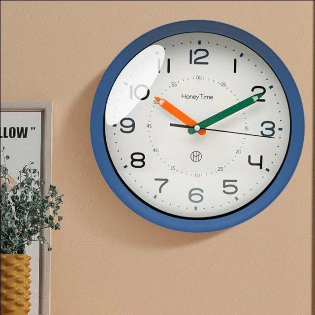 LearnTime - Silent Educational Wall Clock for Kids’ Rooms - Tegulane Global
