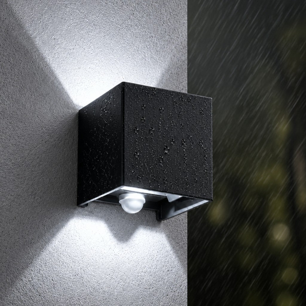 LED Outdoor Wall Light Motion Sensor IP65 Up Down Sconce - Tegulane Global