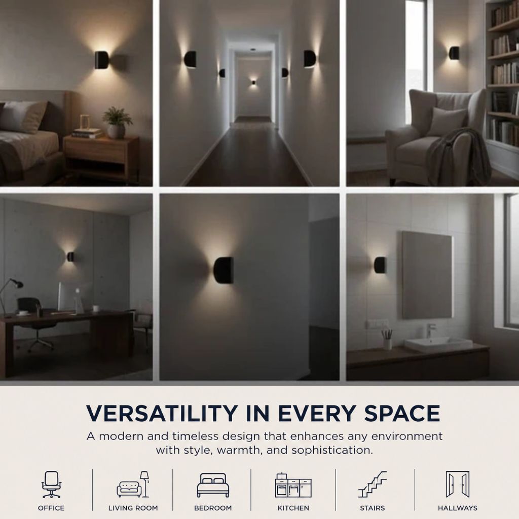 Up & Down Modern Wall Sconce Light - Tegulane Global