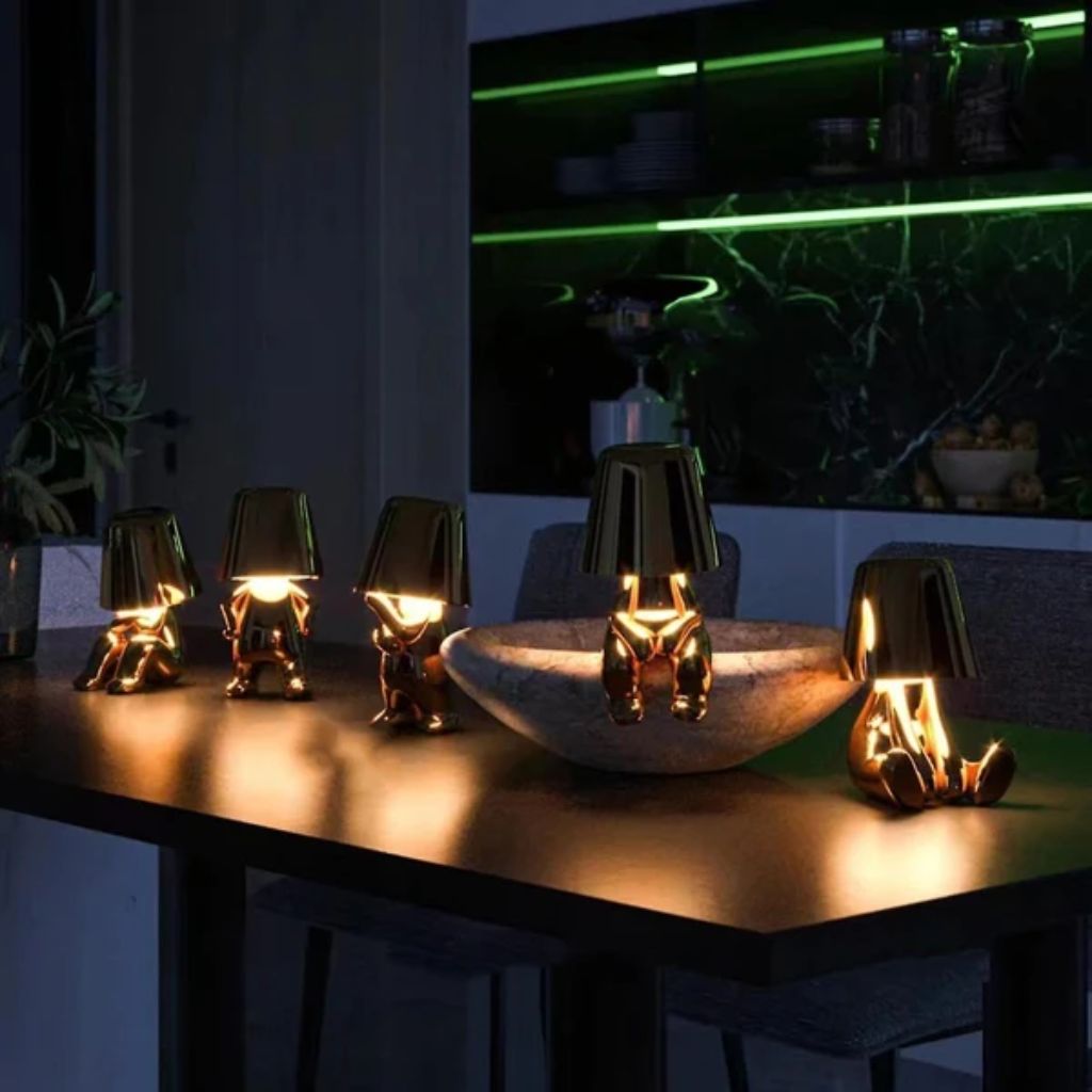 Little Man Lamp | Humanoid Design with Touch Control - Tegulane Global