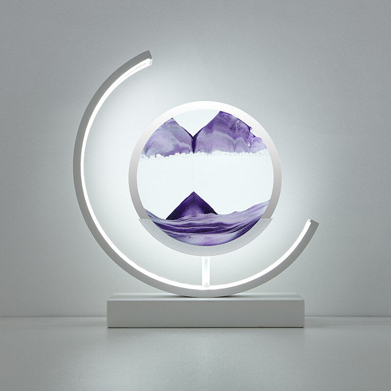 lluminated Sandscapes Art for Tranquil Home Decor - Tegulane Global