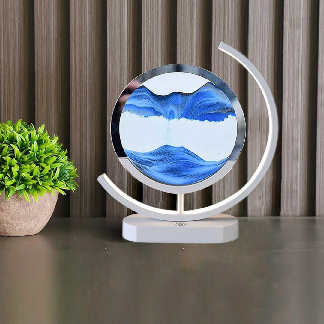 lluminated Sandscapes Art for Tranquil Home Decor - Tegulane Global