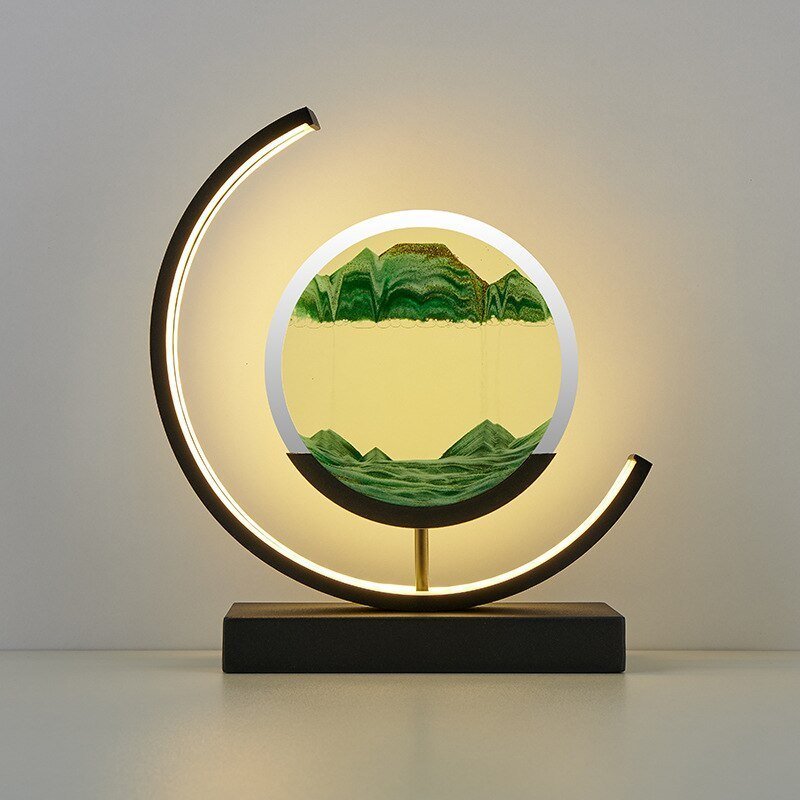 lluminated Sandscapes Art for Tranquil Home Decor - Tegulane Global