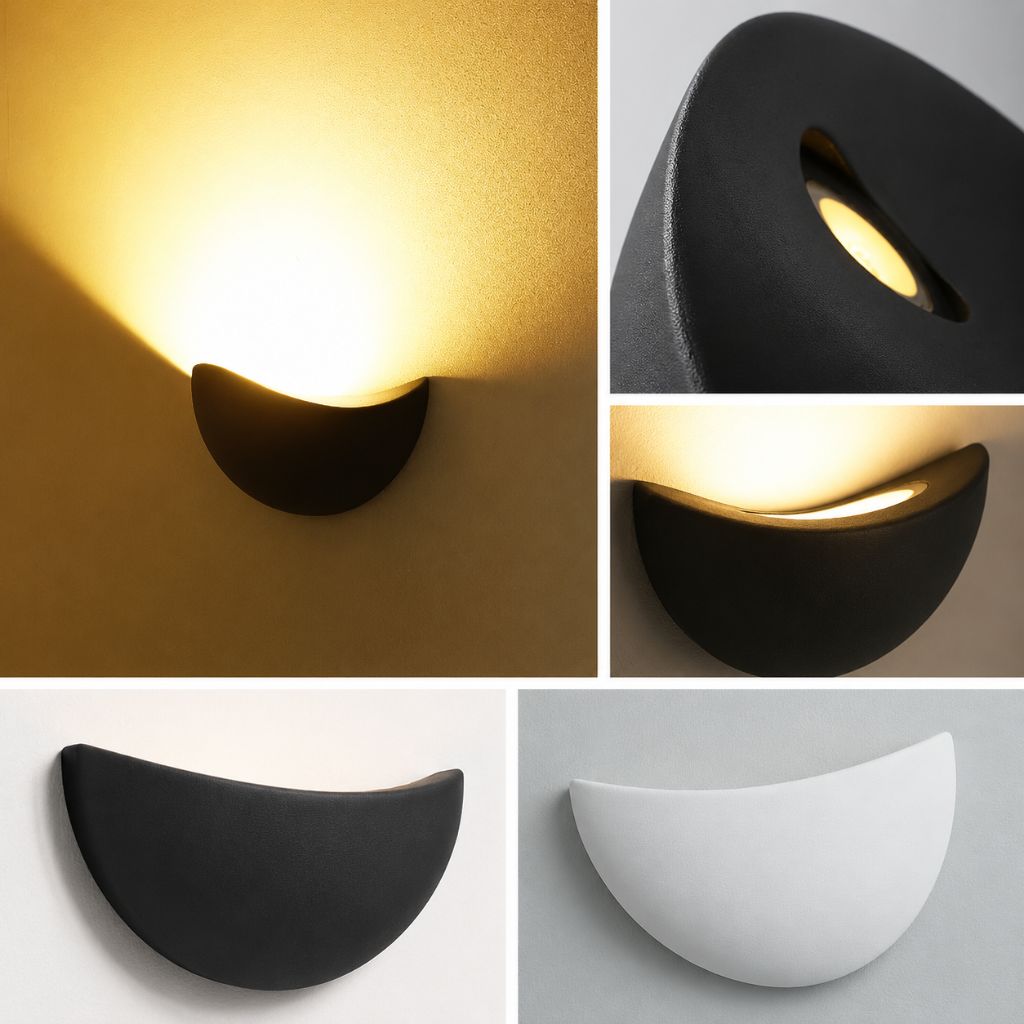 Minimalist Half-Round LED Wall Light - Tegulane Global