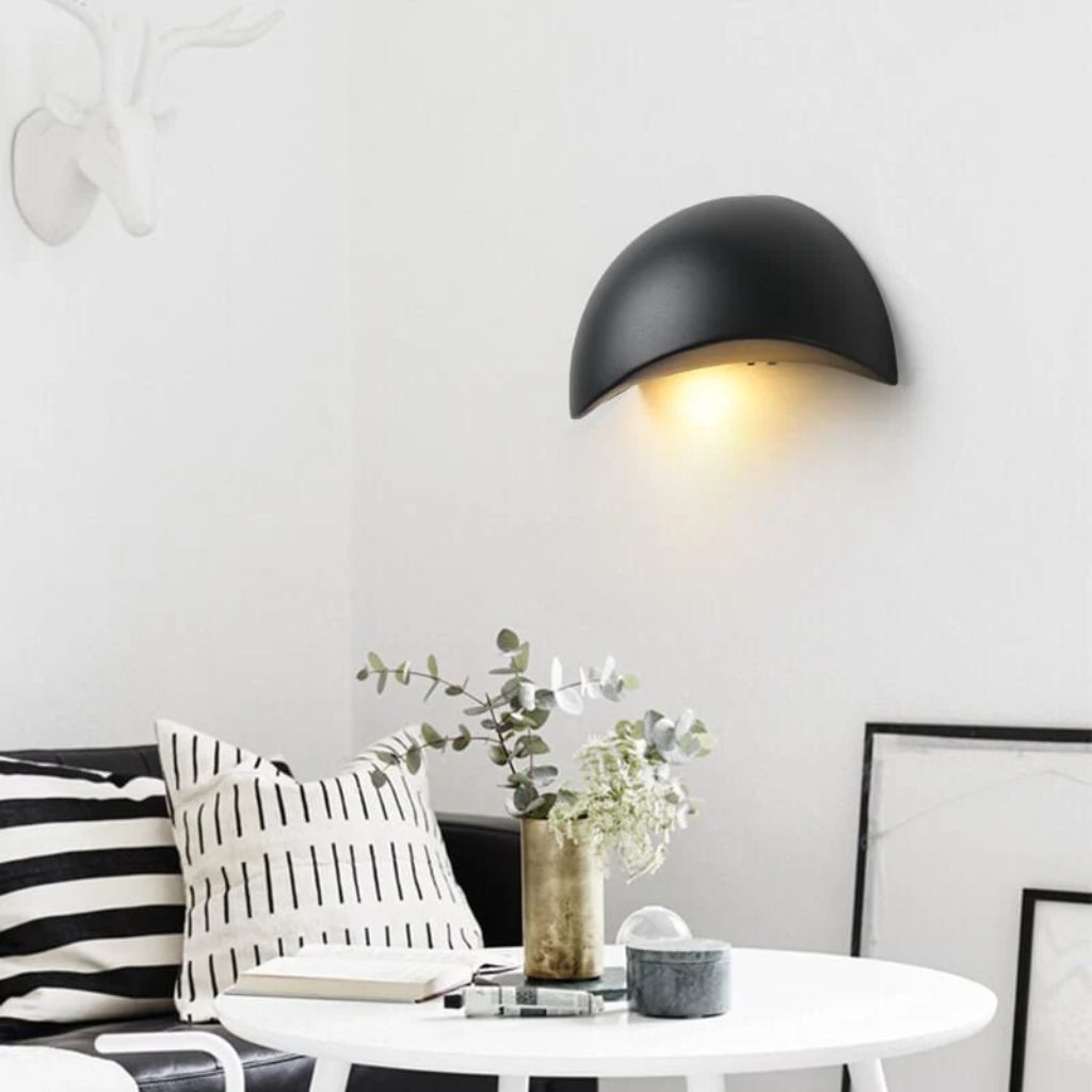 Minimalist Half-Round LED Wall Light - Tegulane Global