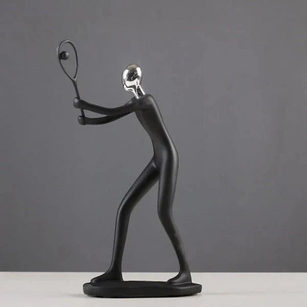 Modern Athletic Handcrafted Sports Sculpture - Tegulane Global