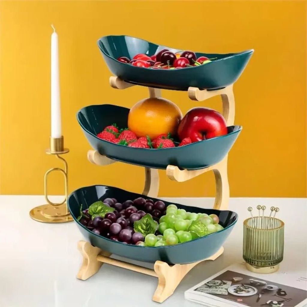 Modern Bamboo Fruit Basket - Tegulane Global