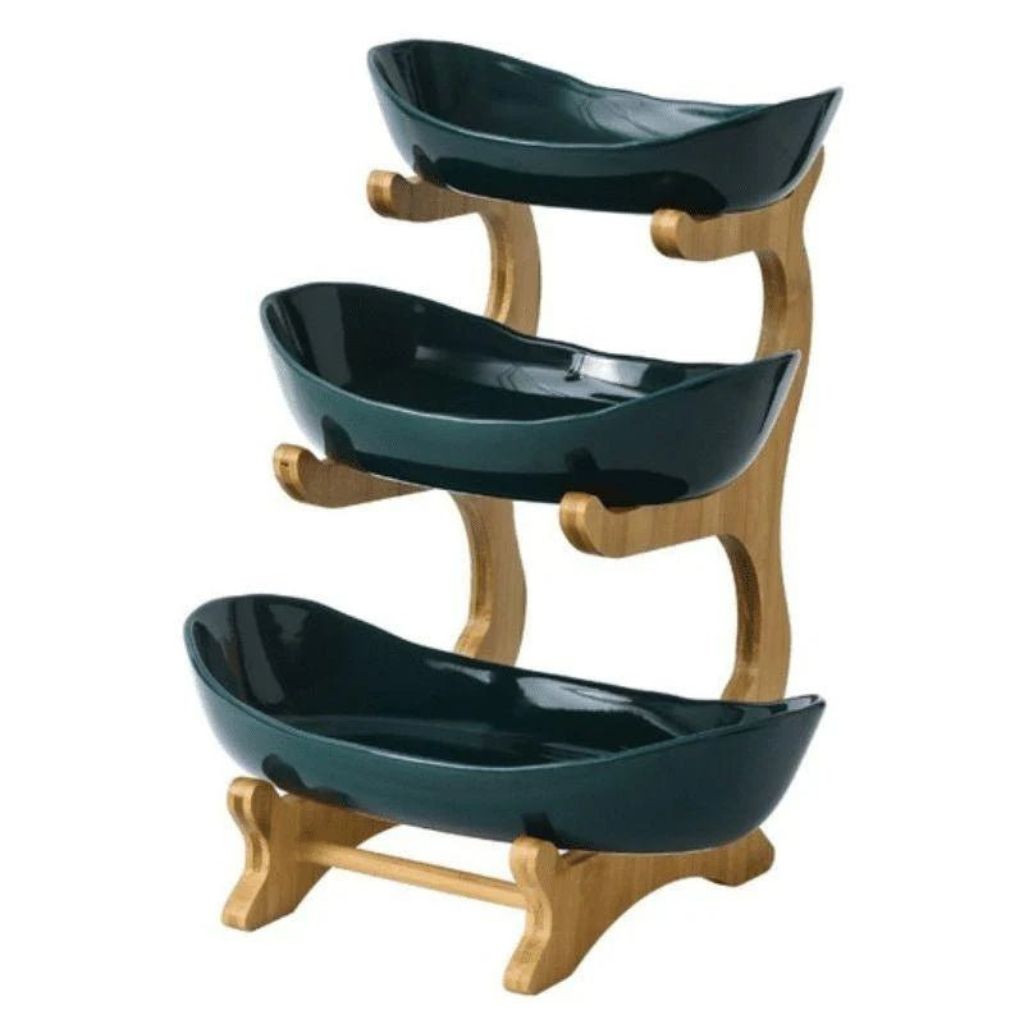 Modern Bamboo Fruit Basket - Tegulane Global